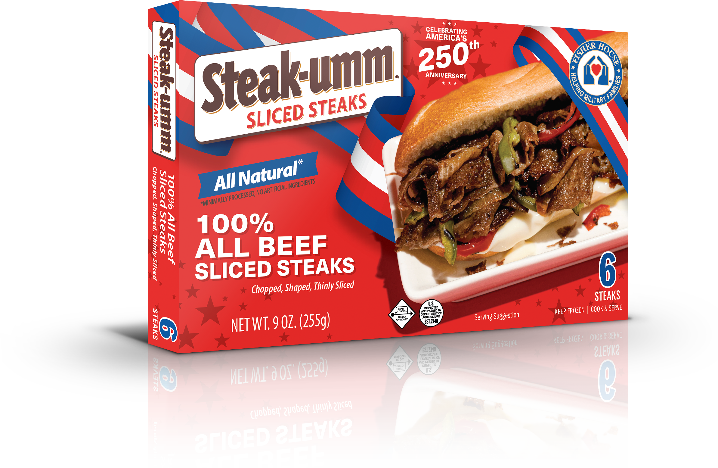 Steak-umm box for America's 250th anniversary