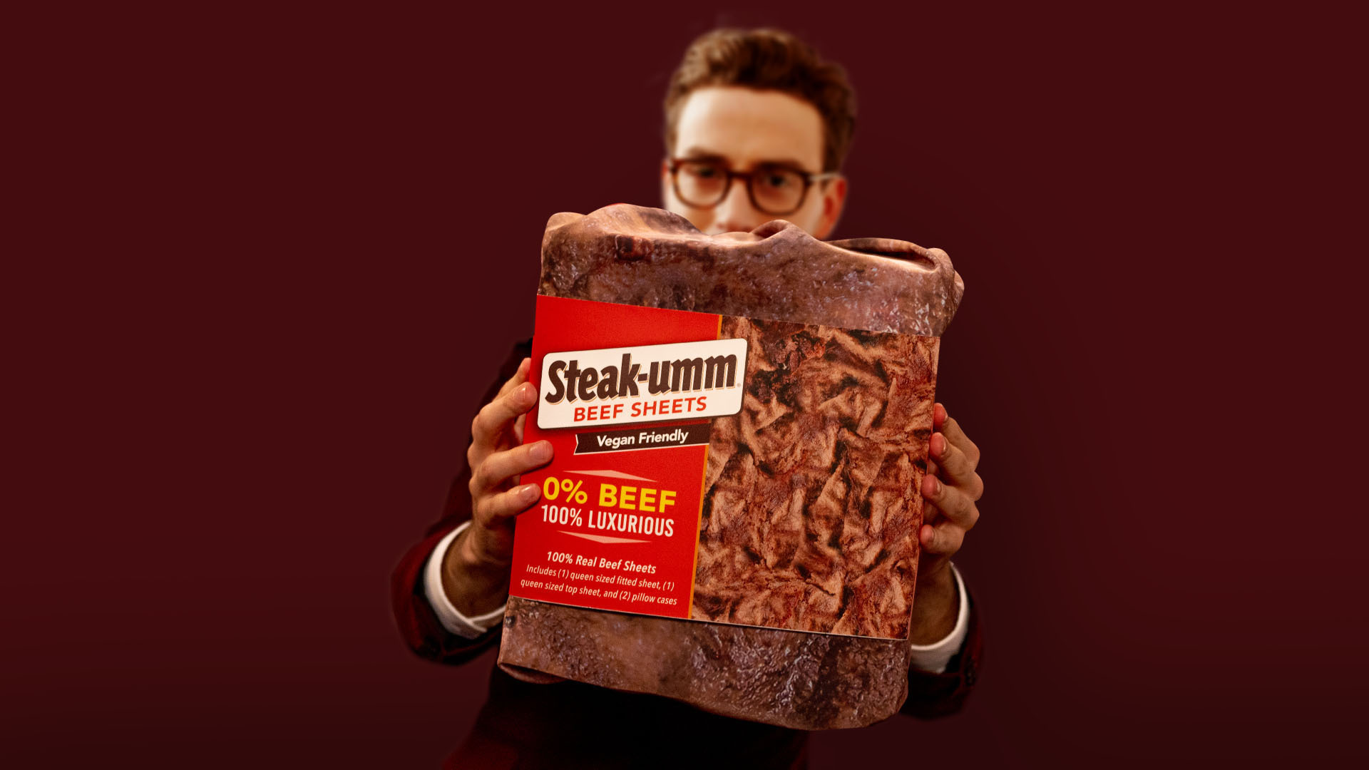 Beef-curious doctor holding the beef sheets