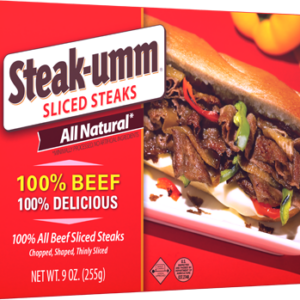 Steak-umm 100% Beef Sliced Steaks box