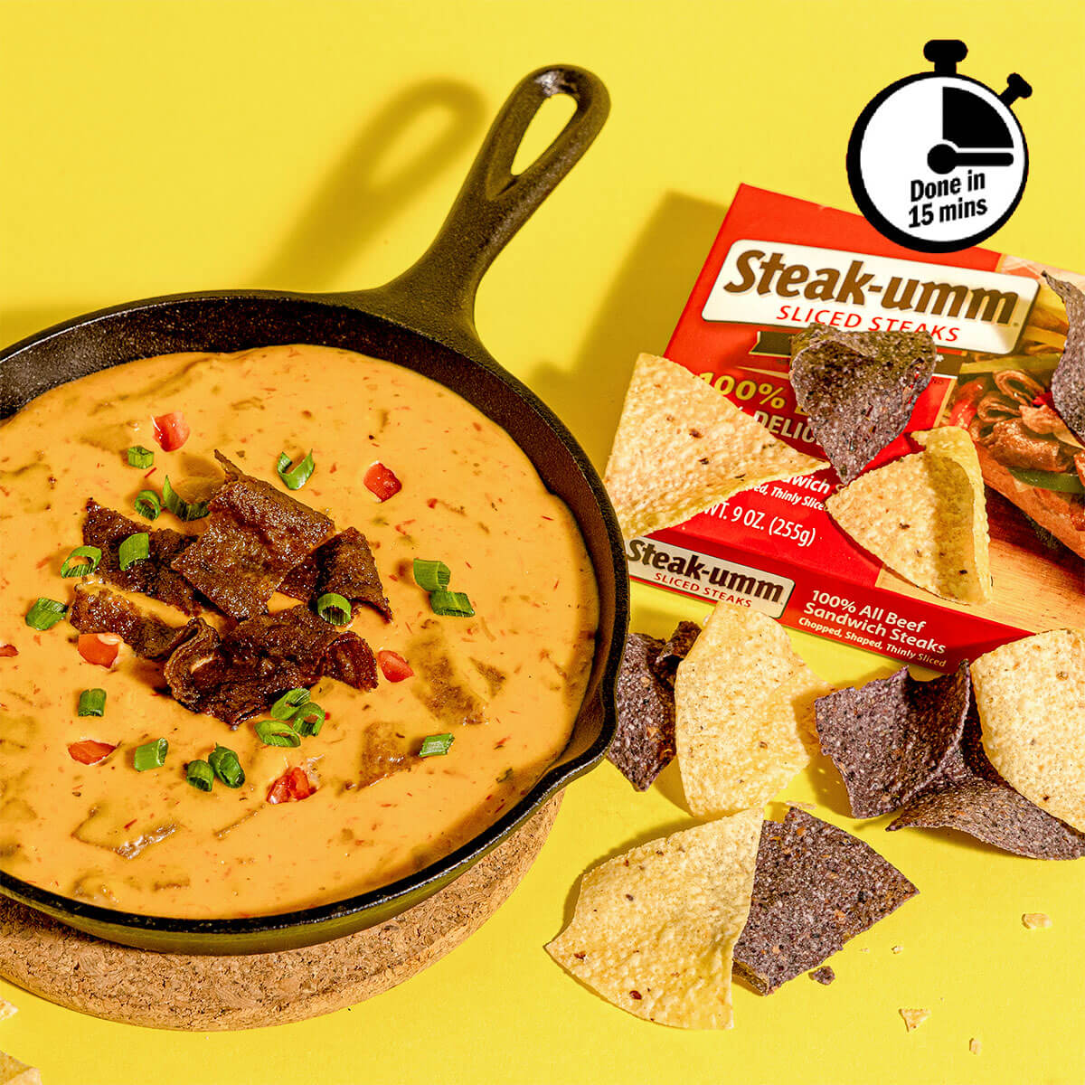 Meaty Melty Steak-umm® Queso