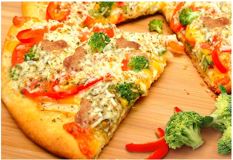 Chicken Broccoli Pizza