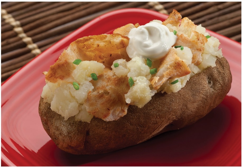 Chicken & Chive Baked Potato