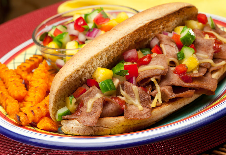 Caribbean Steak Sandwich