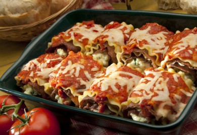 Steak-umm® Lasagna Roll-Ups