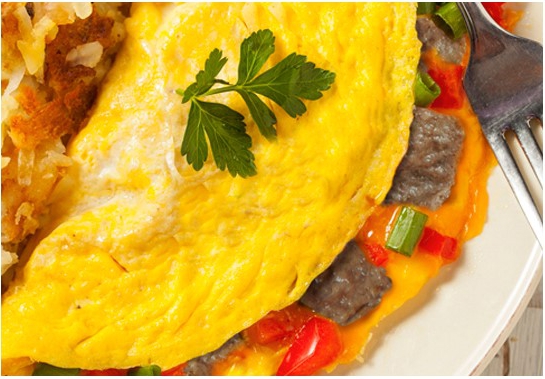 Steak-umm® and Pepper Omelet