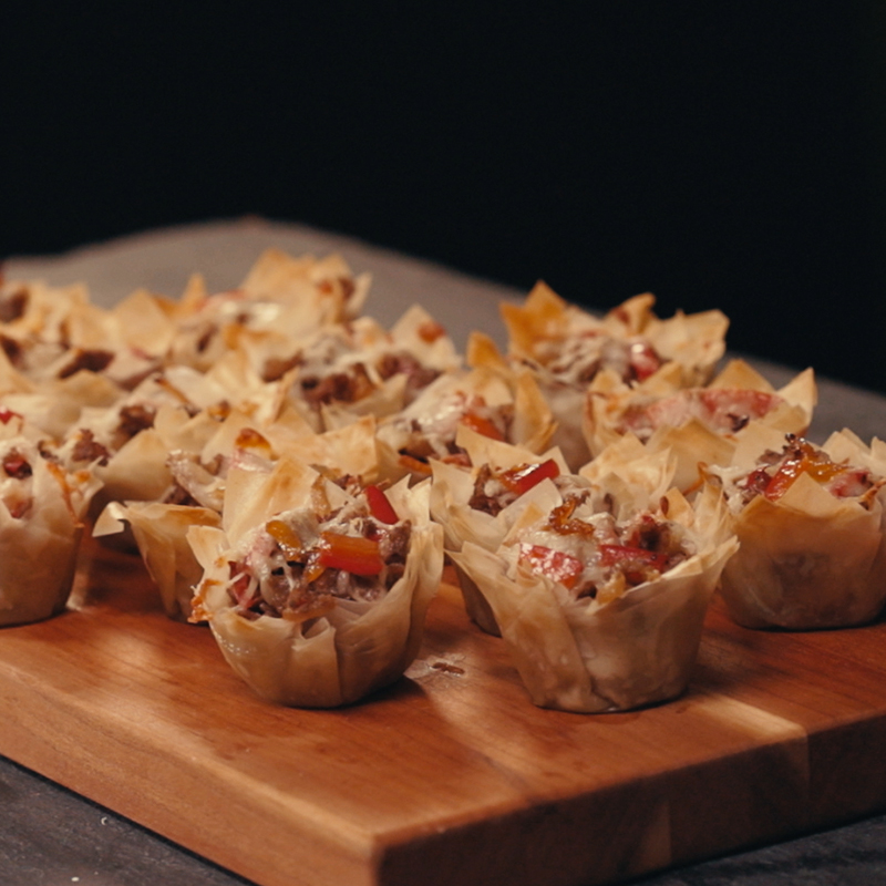 Cheesesteak Mini Cups - Steak-umm