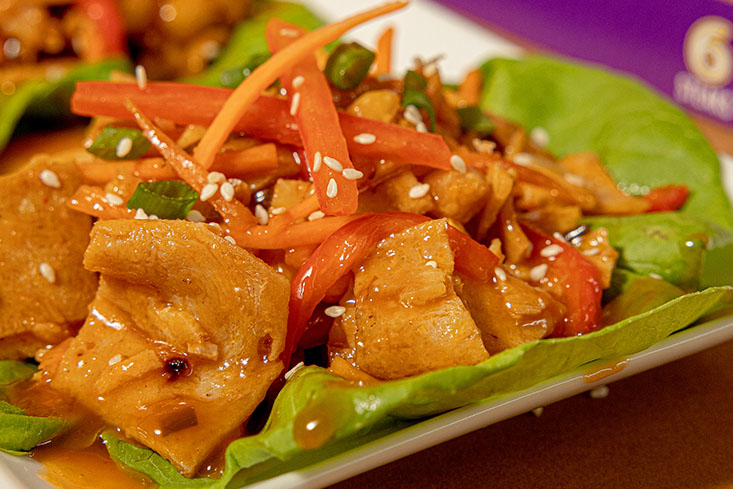 Sweet Thai Chicken Lettuce Wraps - Steak-umm