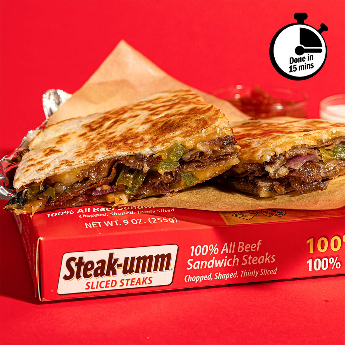 Cheesy Steak-umm® Steakadilla