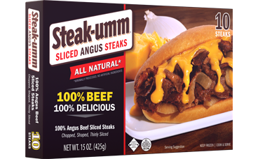 100% Angus Beef Sliced Steaks