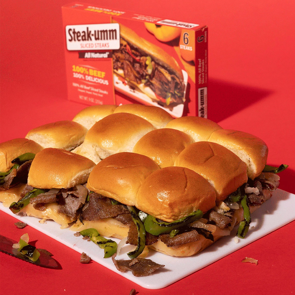 Beefy Philly Sliders