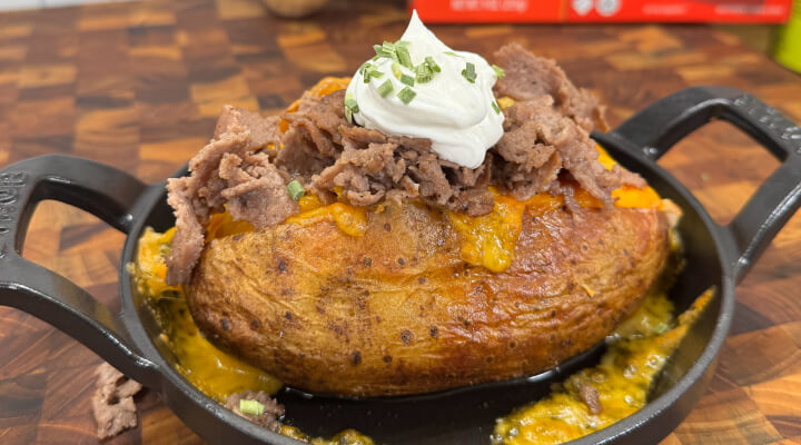 Loaded Steak Potato