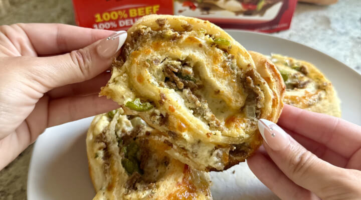 Cheesesteak Pinwheels