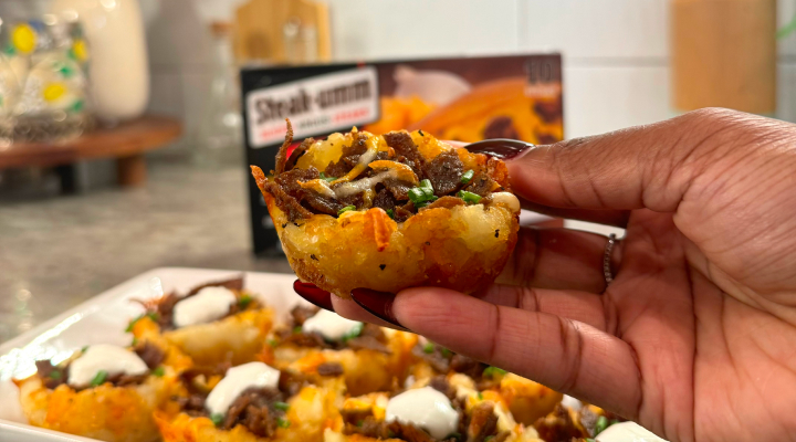 Loaded Steak and Potato Cups