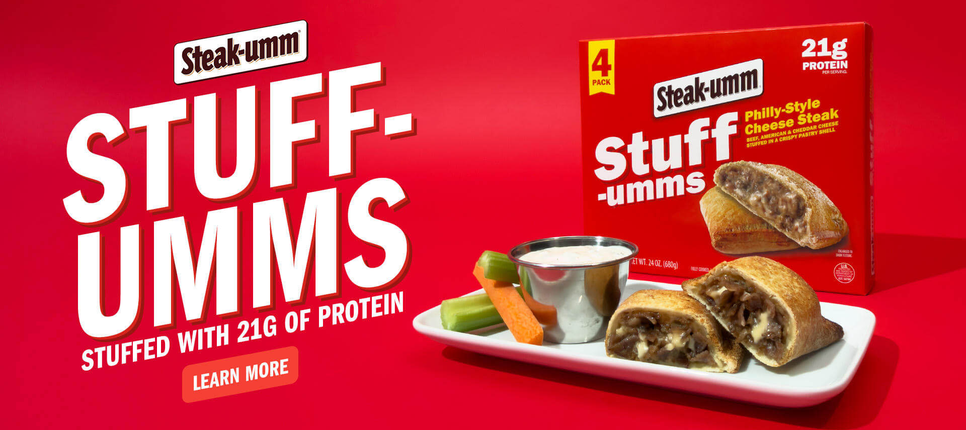 Stuff-umms® stuffed with 21g of protein
